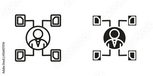 Multitask icon Design Illustrations. editable web icons