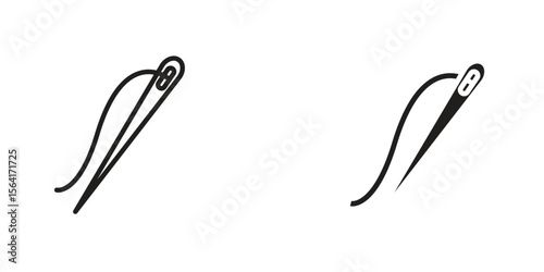 Needle icon Design Illustrations. editable web icons