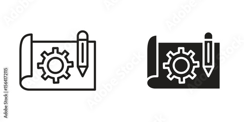 Prototyping icon Design Illustrations. editable web icons