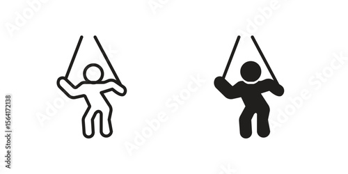Puppet icon Design Illustrations. editable web icons