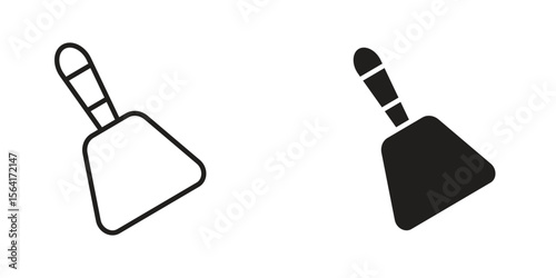 Putty knife icon Design Illustrations. editable web icons