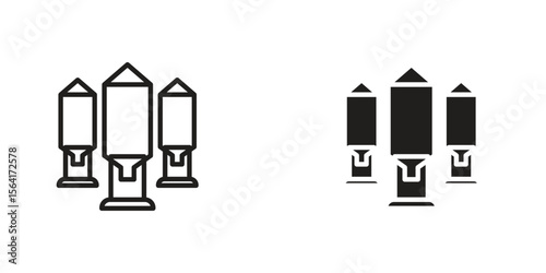Silo icon Design Illustrations. editable web icons