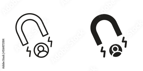 User engagement icon Design Illustrations. editable web icons