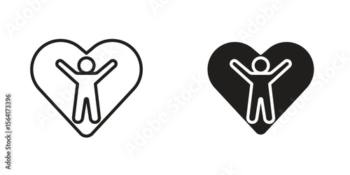Wellness icon Design Illustrations. editable web icons