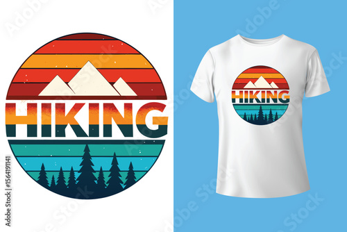 I'd hiking go to adventure T shirt Design