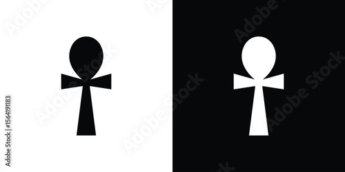 Ankh icon Vector Logo Template for graphic and web design.