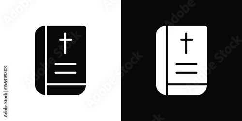 Bible icon Vector Logo Template for graphic and web design.