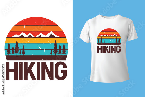 I'd hiking go to adventure T shirt Design