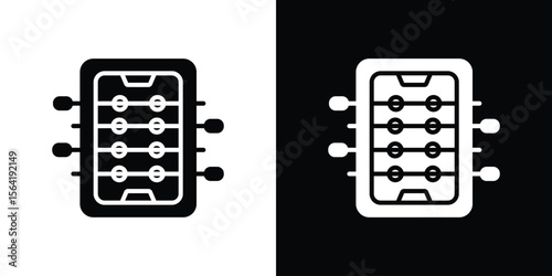Foosball icon Vector Logo Template for graphic and web design.