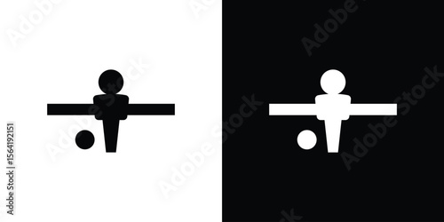 Foosball icon Vector Logo Template for graphic and web design.