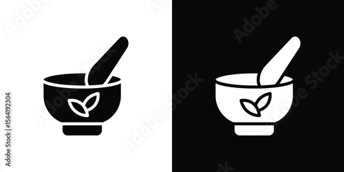 Herbal medicine icon Vector Logo Template for graphic and web design.