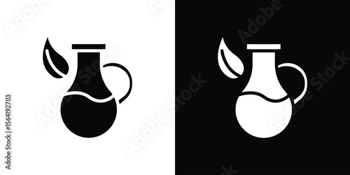 Massage oil icon Vector Logo Template for graphic and web design.