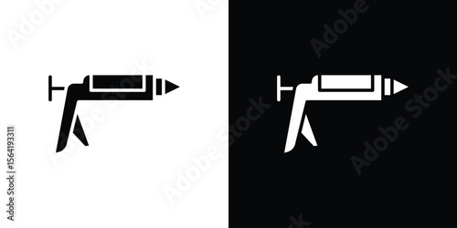 Sealants gun icon Vector Logo Template for graphic and web design.