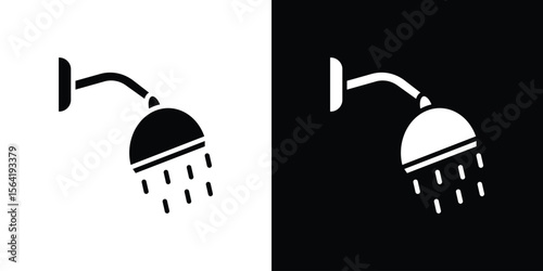 Shower Head icon Vector Logo Template for graphic and web design.