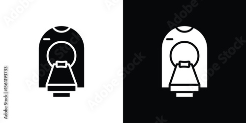 Tomography icon Vector Logo Template for graphic and web design.