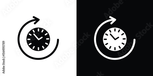 Uptime and downtime icon Vector Logo Template for graphic and web design.