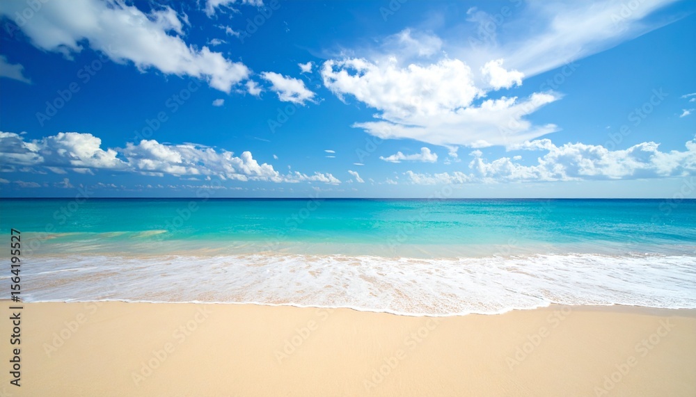 custom made wallpaper toronto digitalBeautiful sandy beach with white sand and rolling calm wave of turquoise ocean
