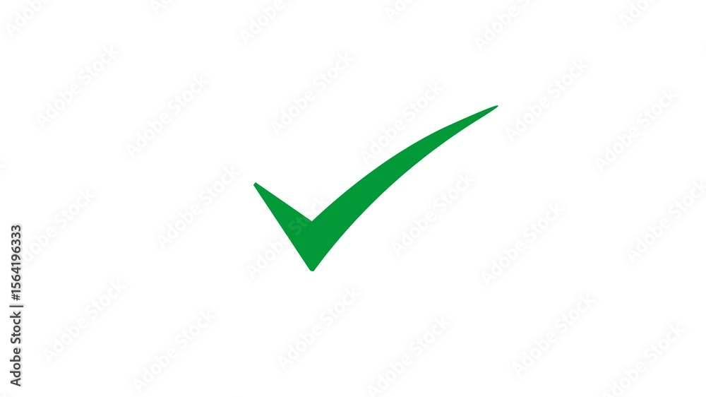 Green checkmark symbol indicating approval on white background, Green check mark, tick, yes, or OK symbol on no backround, with alpha channel Green checkmark symbol indicating approval on white background, Green check mark, tick, yes, or OK symbol on no backround, with alpha channel