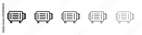Car alternator icon for your web site design, logo, app, UI.