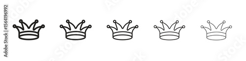 Crown icon for your web site design, logo, app, UI.