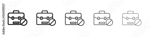 Unemployment icon for your web site design, logo, app, UI.