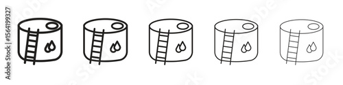 Water tank icon for your web site design, logo, app, UI.