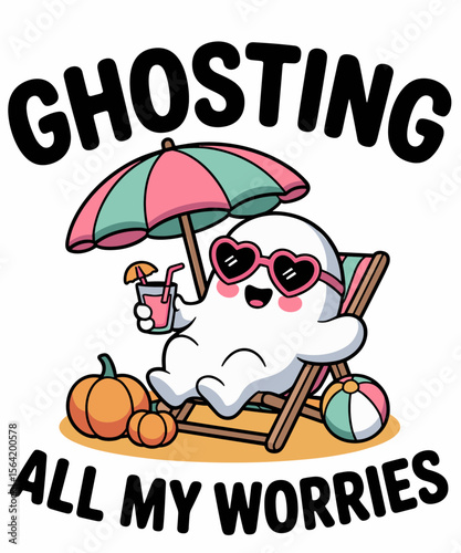 Summerween Ghost Beach Ghosting All My Worries