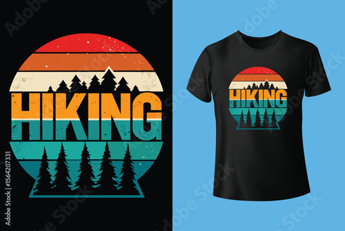 I'd hiking go to adventure T shirt Design