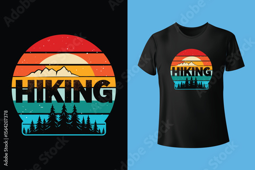 I'd hiking go to adventure T shirt Design