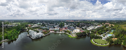 Celebration Florida Wide Aerial Panorama. July 3, 2025.