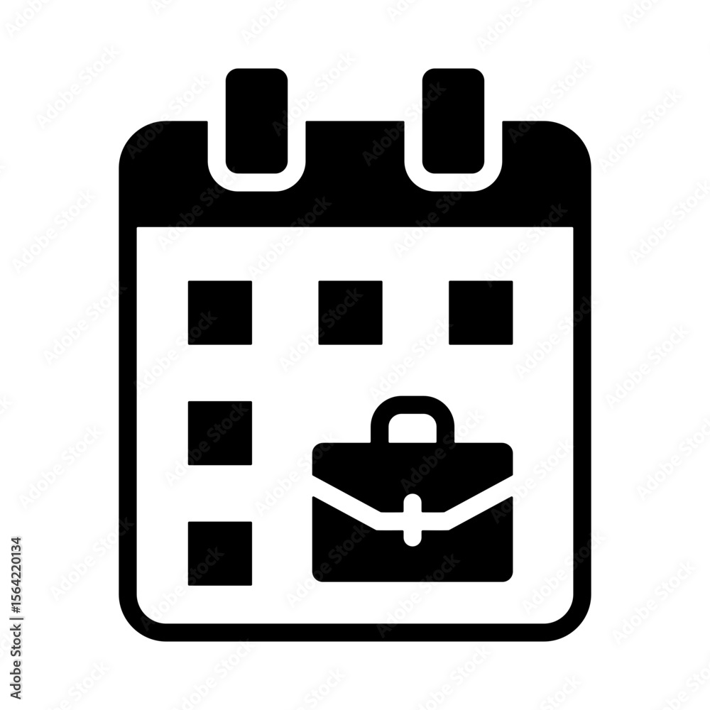 Work Calendar Icon Work Calendar Icon
