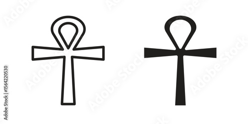 Ankh icon. Vector Illustration. Isolated vector Illustration. EPS Illustration.