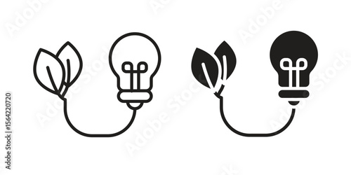 Biomass energy icon. Vector Illustration. Isolated vector Illustration. EPS Illustration.