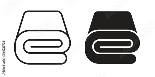 blanket icon. Vector Illustration. Isolated vector Illustration. EPS Illustration.
