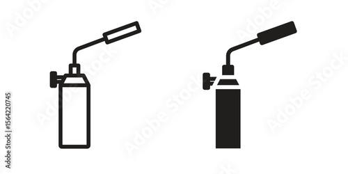 Blowtorch icon. Vector Illustration. Isolated vector Illustration. EPS Illustration.
