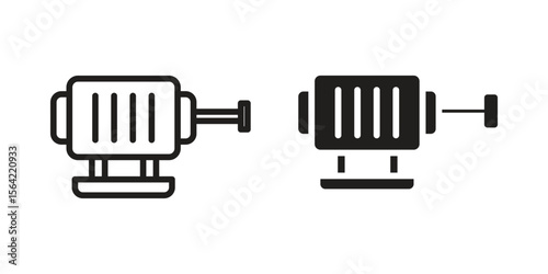 Car alternator icon. Vector Illustration. Isolated vector Illustration. EPS Illustration.