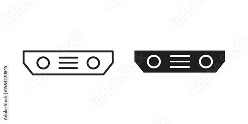 Car bumper icon. Vector Illustration. Isolated vector Illustration. EPS Illustration.