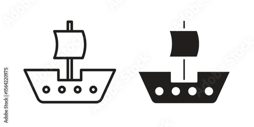 Caravel icon. Vector Illustration. Isolated vector Illustration. EPS Illustration.