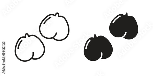 Chickpeas hummus icon. Vector Illustration. Isolated vector Illustration. EPS Illustration.