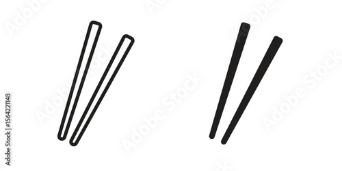 Chopsticks icon. Vector Illustration. Isolated vector Illustration. EPS Illustration.