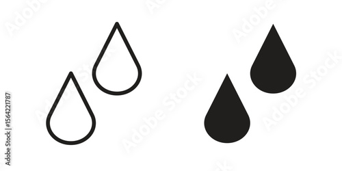 Drop icon. Vector Illustration. Isolated vector Illustration. EPS Illustration.