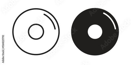DVD icon. Vector Illustration. Isolated vector Illustration. EPS Illustration.