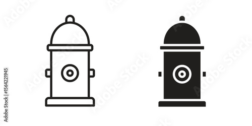 Fire hydrant icon. Vector Illustration. Isolated vector Illustration. EPS Illustration.