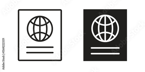 Immigration icon. Vector Illustration. Isolated vector Illustration. EPS Illustration.