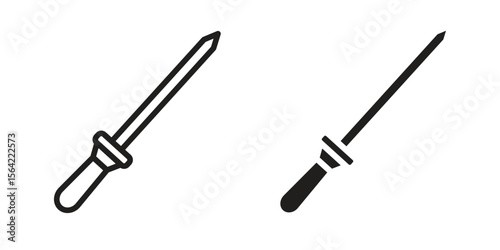 Knife sharpener icon. Vector Illustration. Isolated vector Illustration. EPS Illustration.