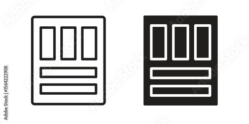 Mood board icon. Vector Illustration. Isolated vector Illustration. EPS Illustration.