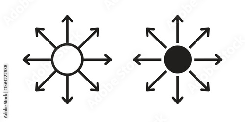 Multi channel icon. Vector Illustration. Isolated vector Illustration. EPS Illustration.