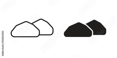 Stone icon. Vector Illustration. Isolated vector Illustration. EPS Illustration.