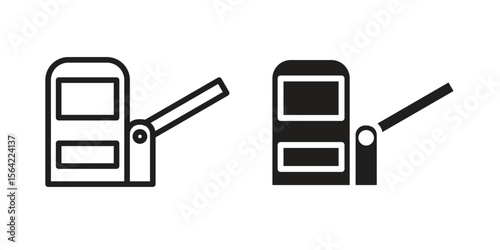 Toll road icon. Vector Illustration. Isolated vector Illustration. EPS Illustration.