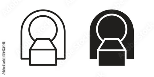 Tomography icon. Vector Illustration. Isolated vector Illustration. EPS Illustration.
